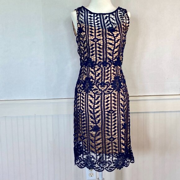 Giani Bini Lace Midi dress Sz 2 - Picture 7 of 10